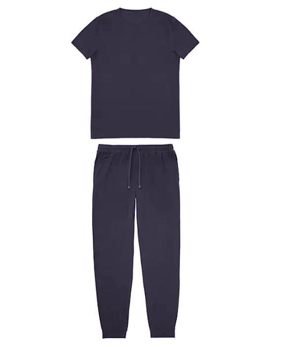 NEW! MEN'S MEMBERS MARK 2 PIECE SOFT FEEL MODAL PJ SET! SS TOP & JOGGER! VARIETY