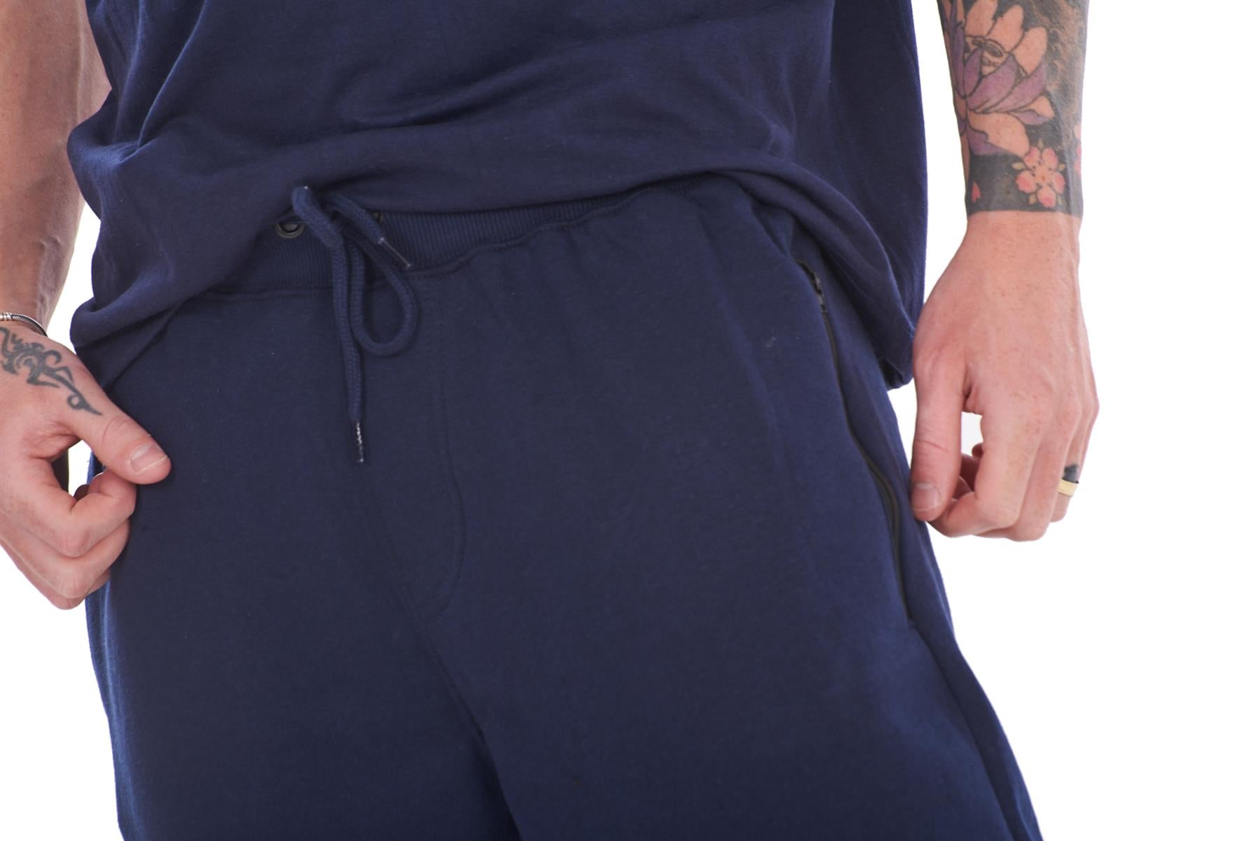 Mens T-Shirt & Shorts Set Summer Lounge Gym Outfit 2 Piece Tracksuit S-XL