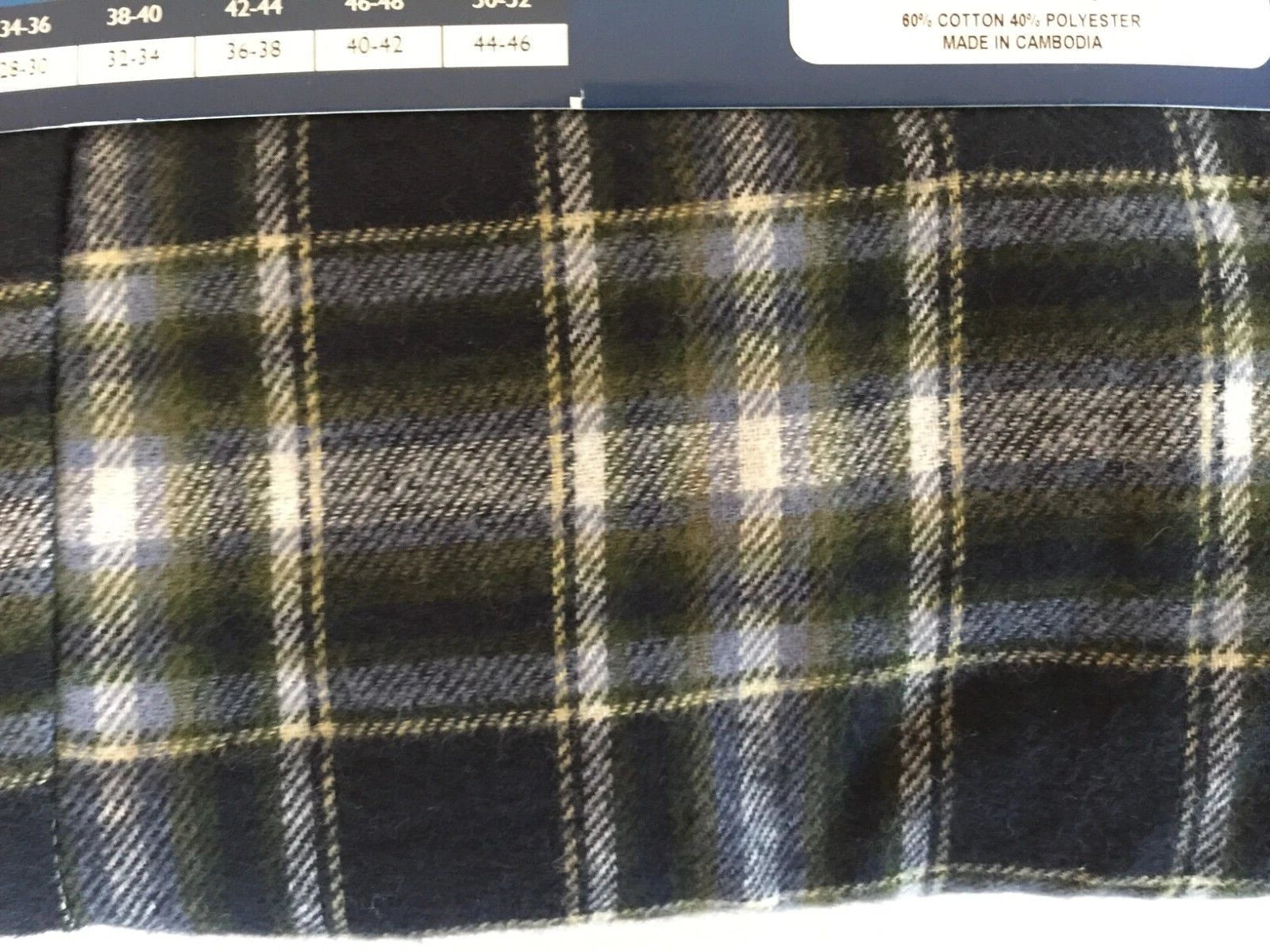 NWT Men's Hanes Long Sleeve Crew Top - Flannel Pant - Set Pajamas PJs Red / Gray