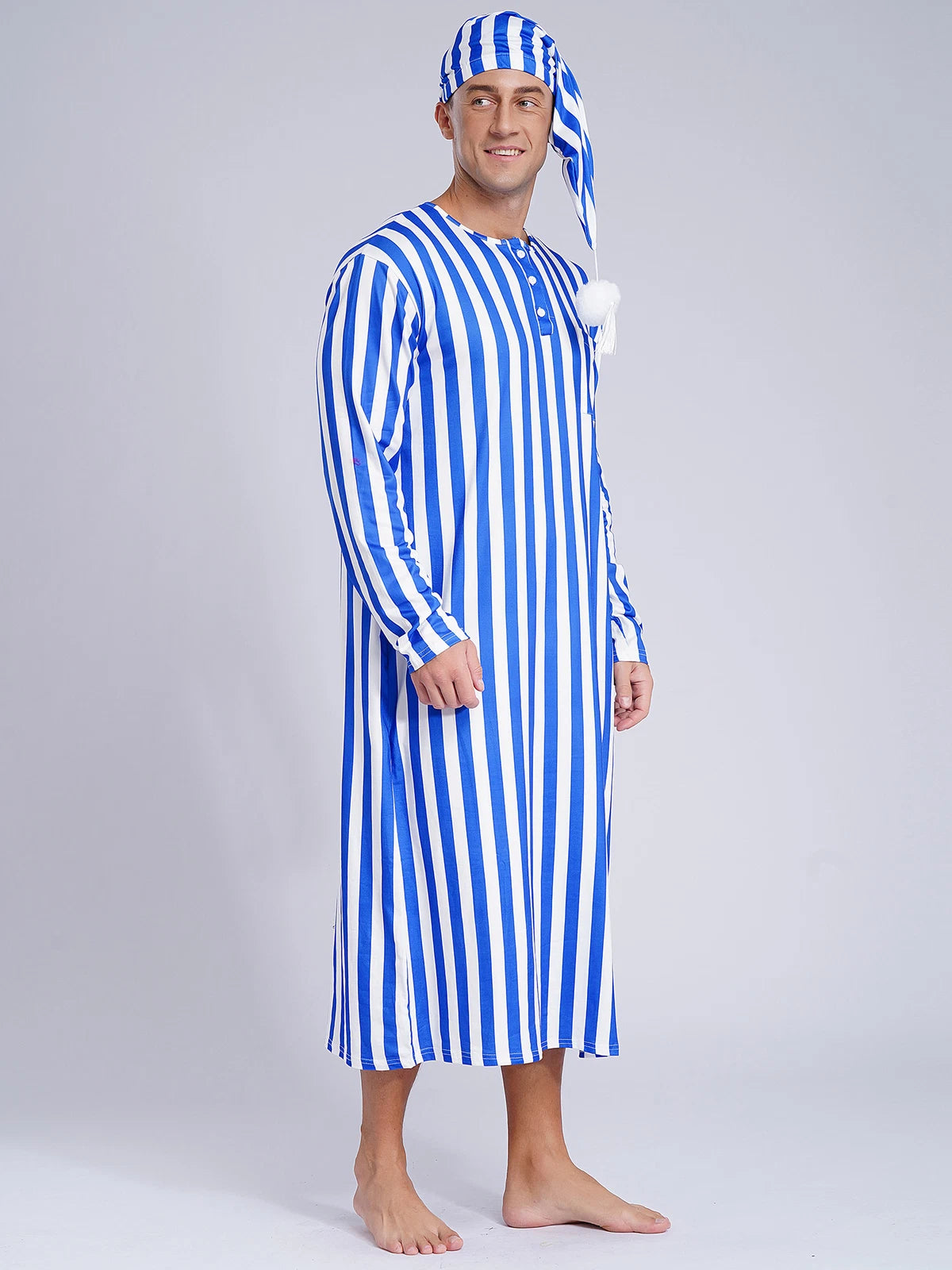 Mens Pajamas Sissy Nightwear Muslim Nightgowns Dubai Loungewear Middle East Up