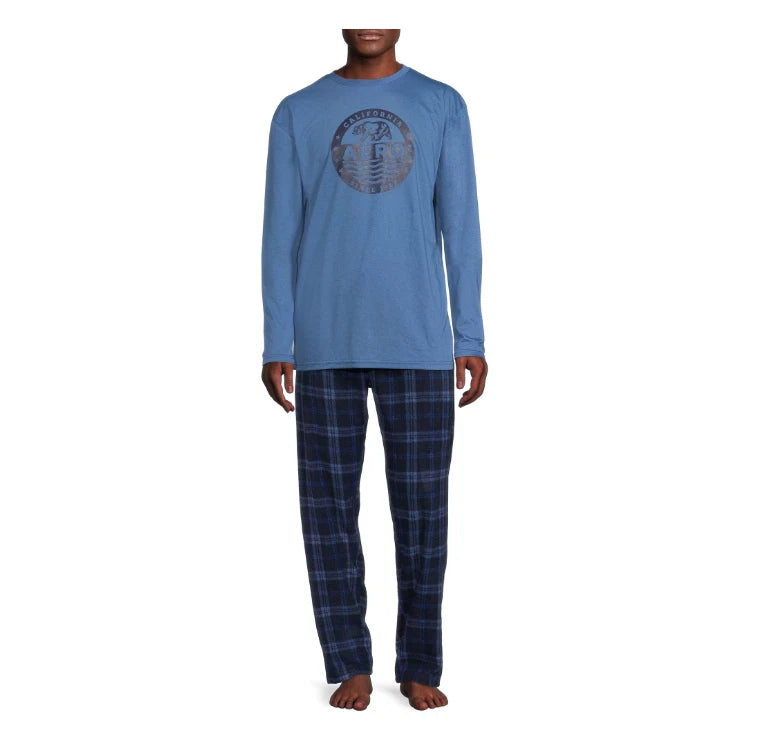 Men's Pajamas Aeropostale Sleepwear Loungewear Rare Gift Set Box 3-Piece SM - XL