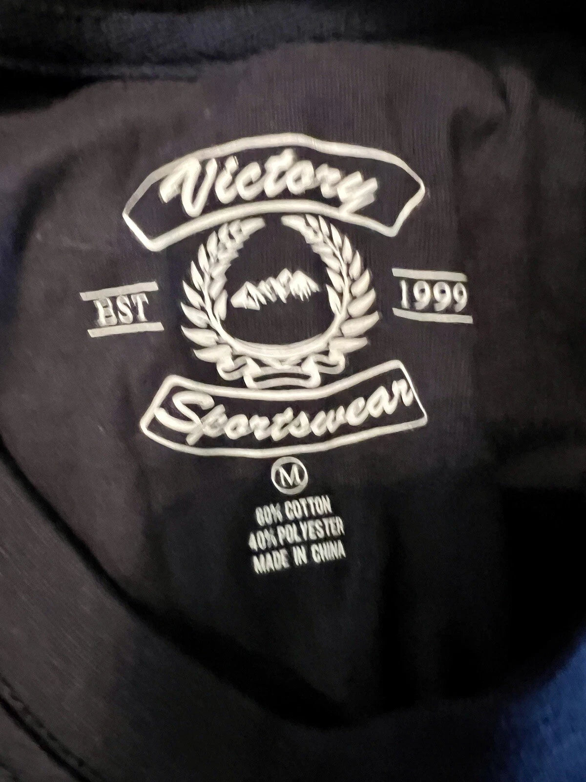 Men’s Victory Sportswear Pajama Set Flannel Pants Long Sleeve T—Shirt Sz