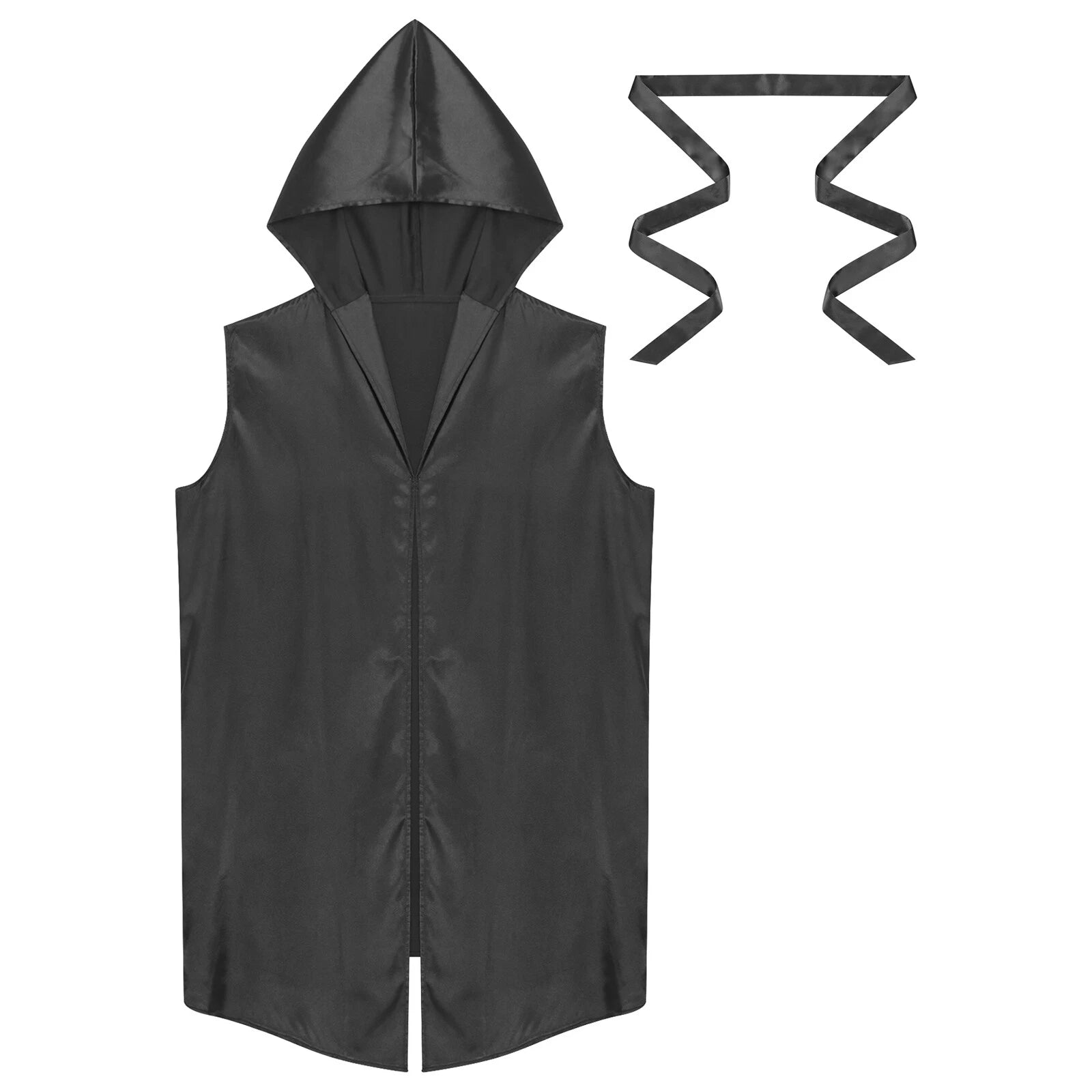 Mens Homewear Lace Up Pajama Robe With Belt Satin Nightwear Hot Spring Outfits