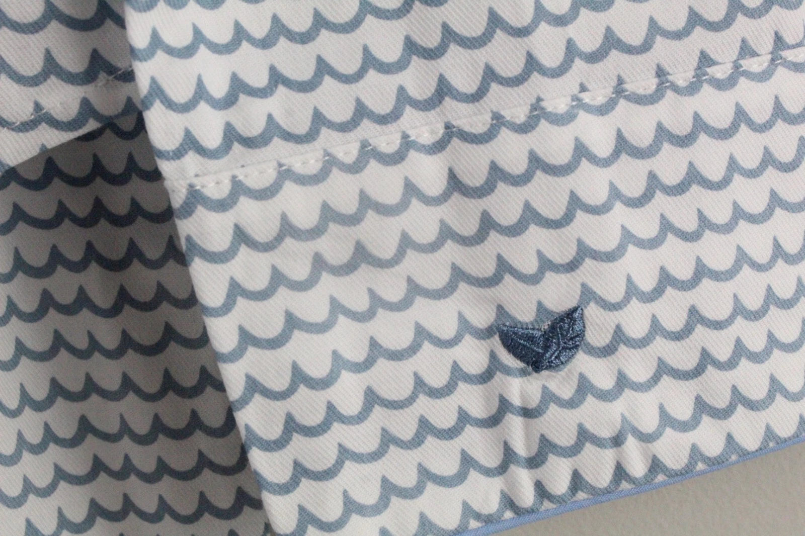 Petite Plume Men's La Mer Pajama Set M Blue NWT