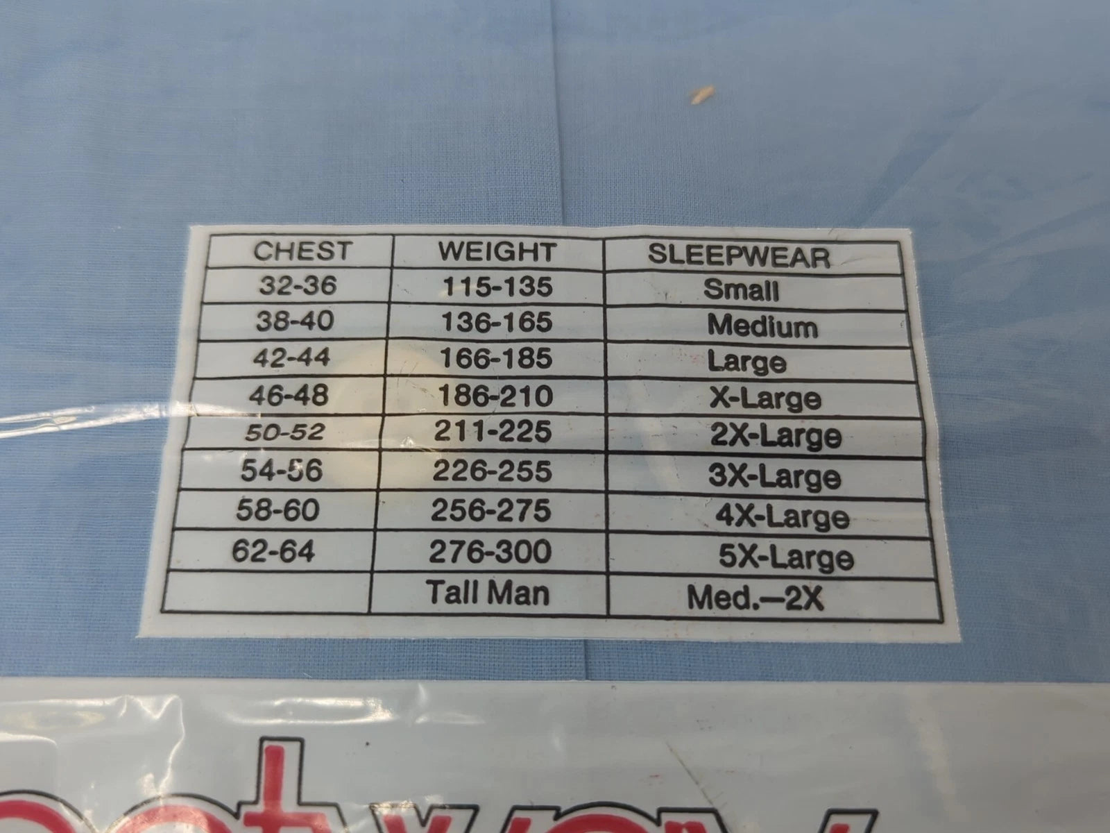 Pleetway Vintage Mens 2 Piece Pajama Set Size XL Button Up Shirt Pants Blue NOS