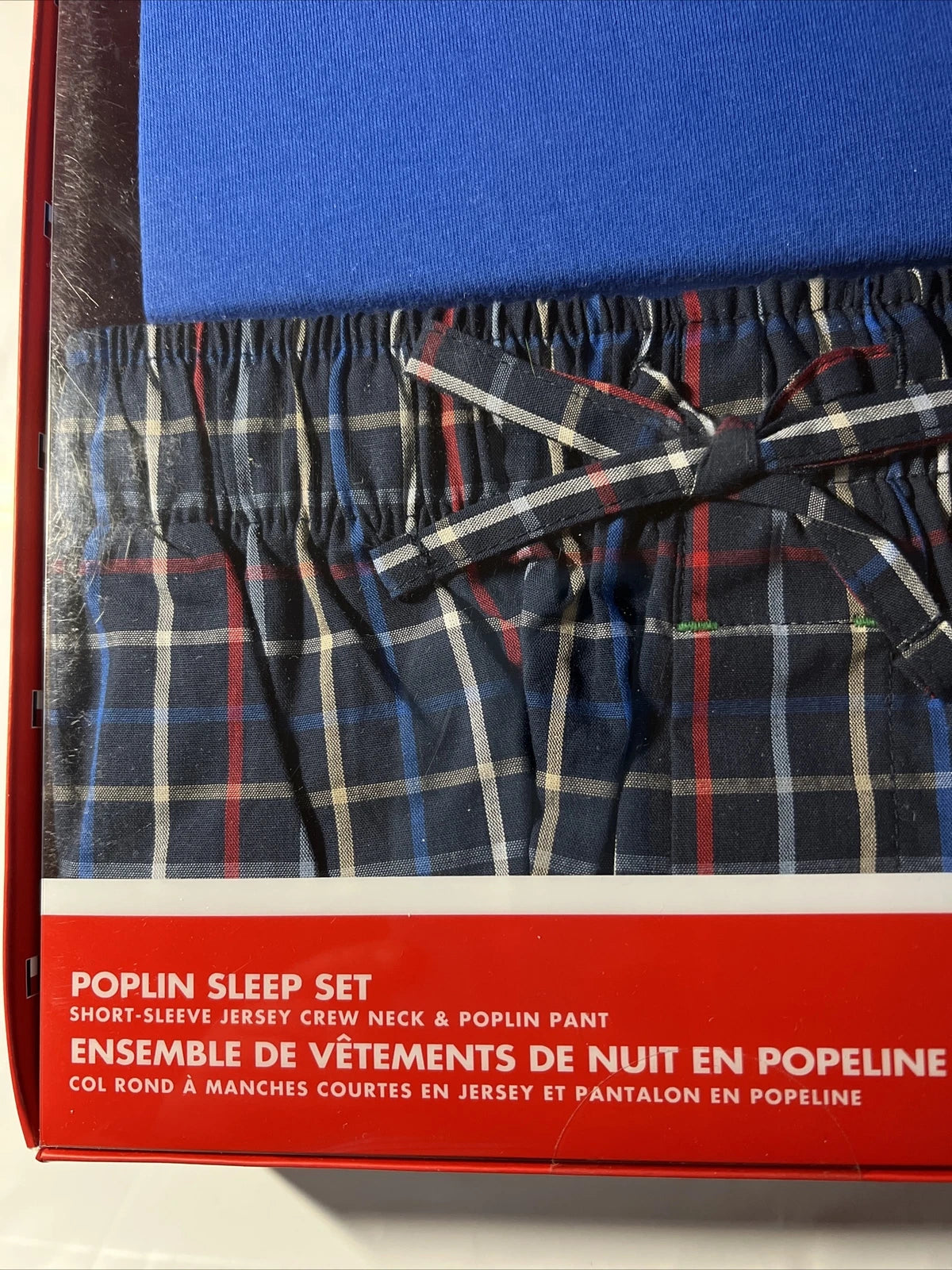 TOMMY HILFIGER POLPLIN COTTON SLEEPWEAR LOUNGE SET PAJAMA MEDIUM LARGE XL $65