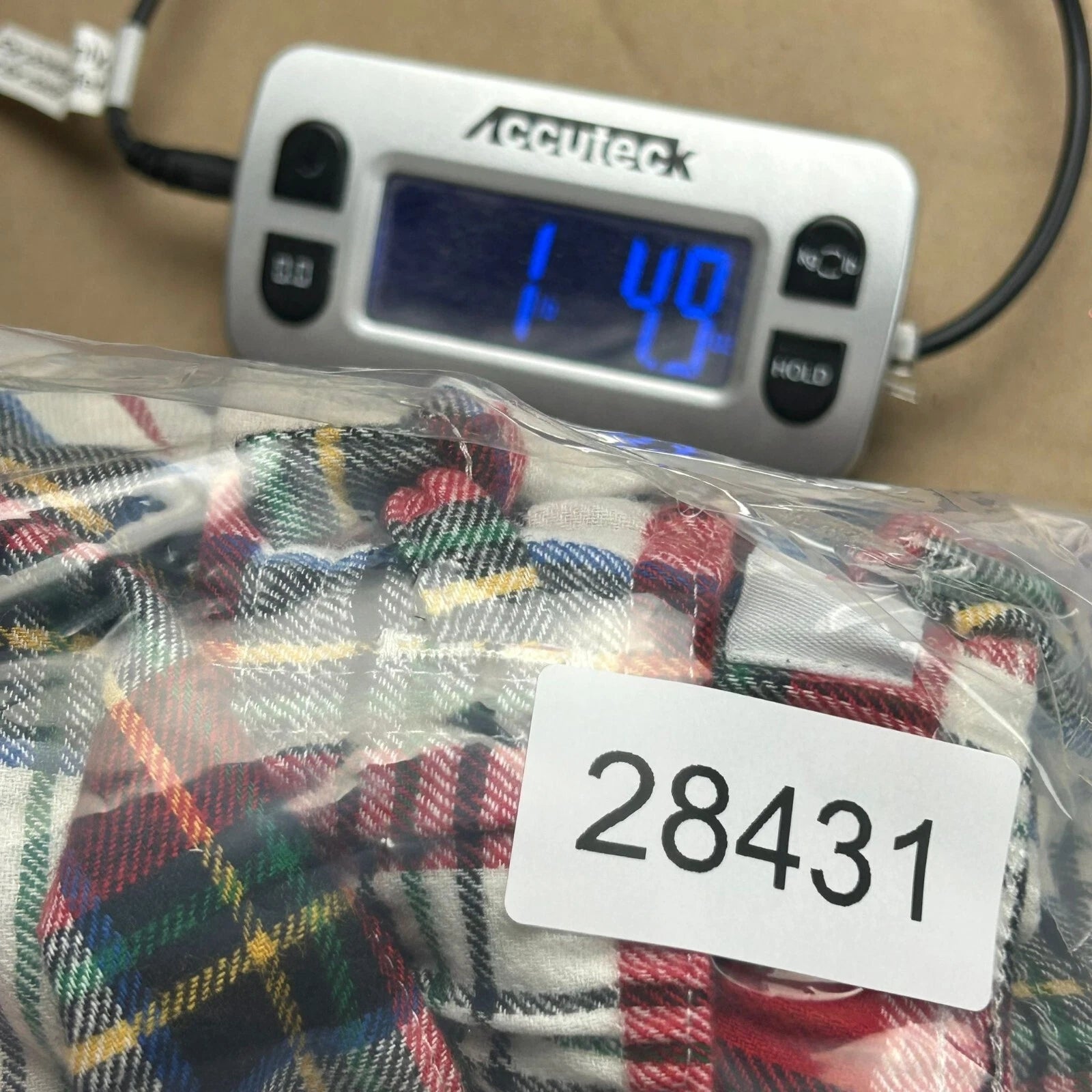 Old Navy Pajama Set Mens XL Red Plaid Button Up Long Sleeves Shirt Pant NWT