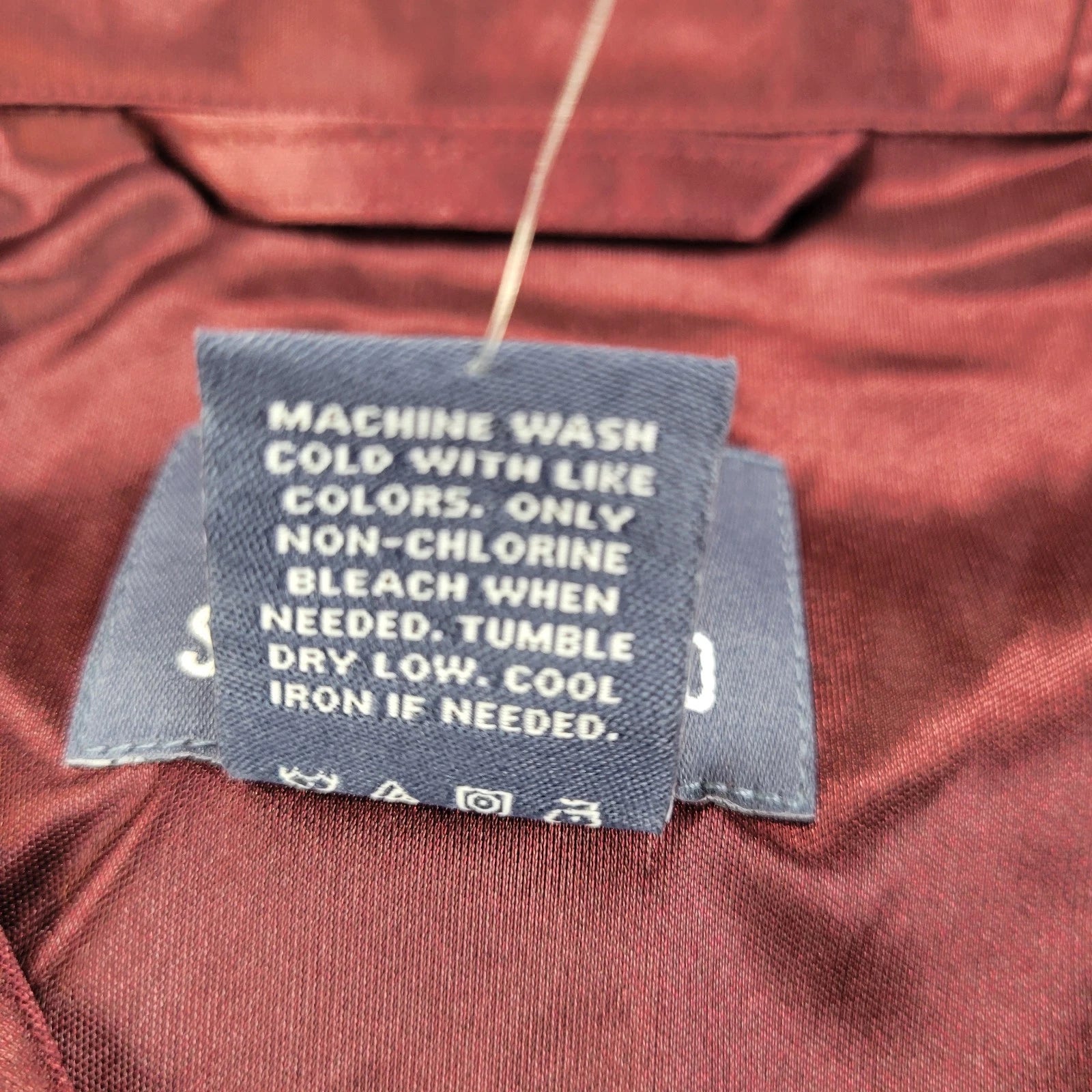 Stafford Pajama Set Satin Madeira Wine Sleepwear L/S Shirt & Pants Mens M NWT