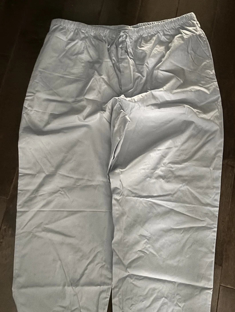 Vermont Country Store Men's Pajama Set in 100% Cotton Light  Blue, Size XL NWOT