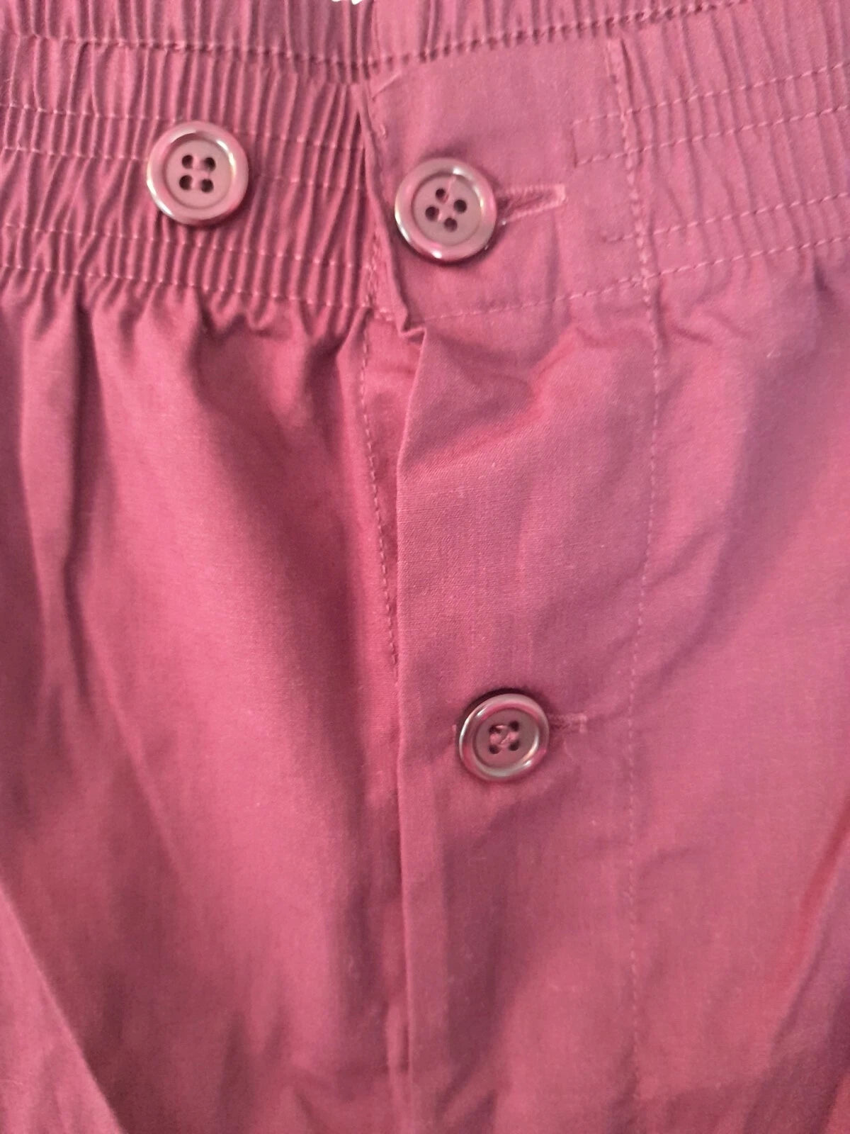 New Capsule Men's Plain Wine Long Pyjama Set Size UK XL