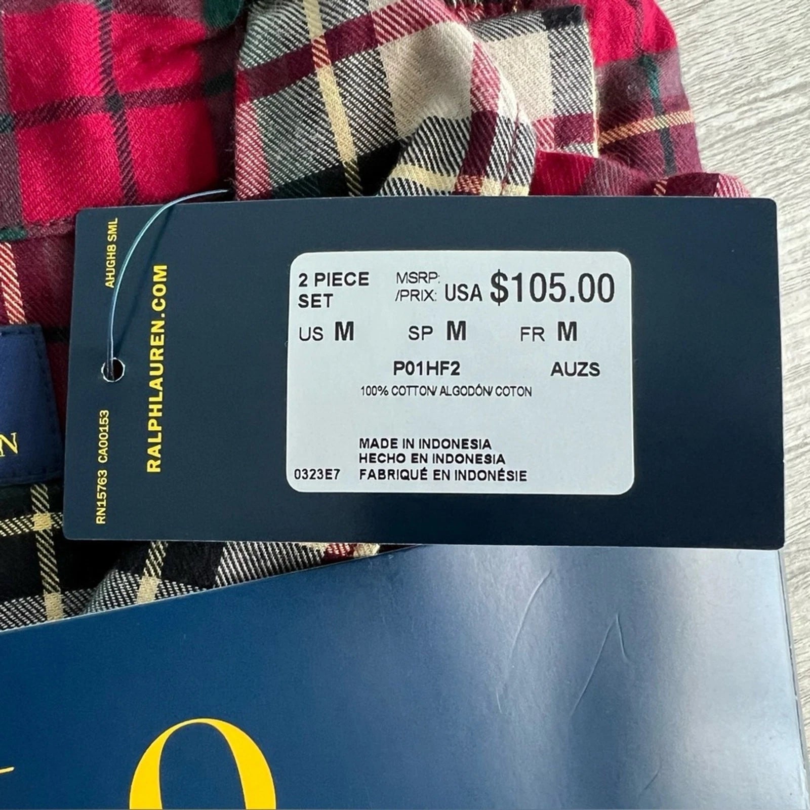 Polo Ralph Lauren Men's Sleepwear Set Size Medium