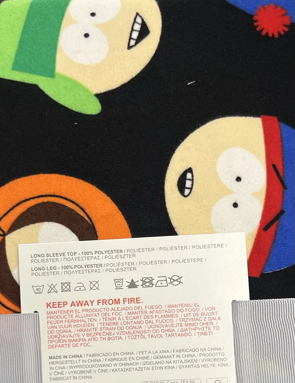 South Park Fleece Men's  Pyjama Set UK Sizes XS-2XL