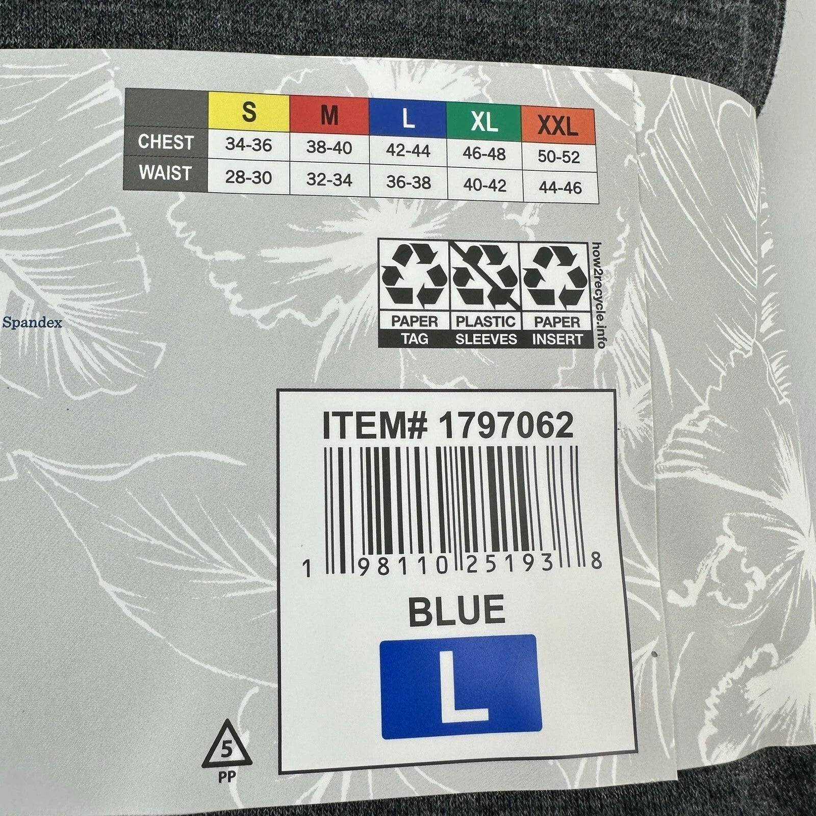 Tommy Bahama Pajamas Men's L Blue Grey Waffle Lounge Set Pants Shirt Thermal