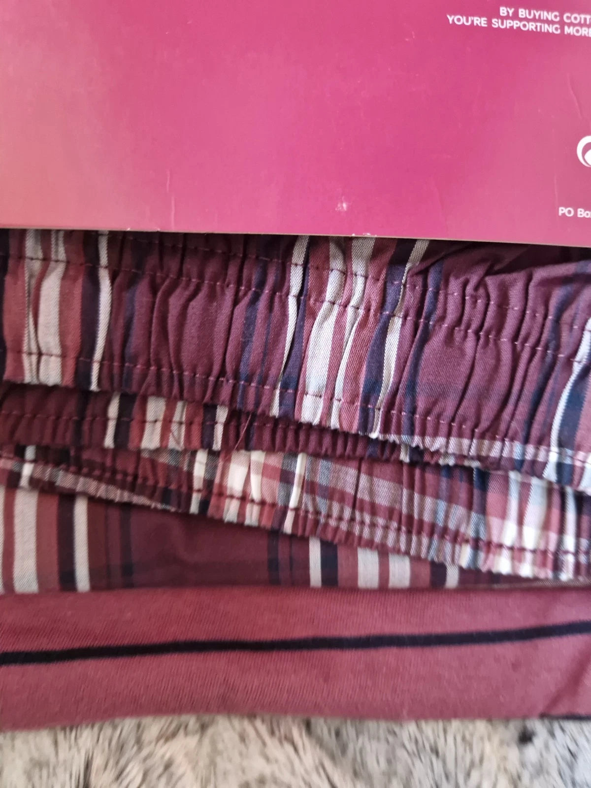 M&S PURE COTTON 2 PIECE PYJAMA SET. XL. NWT
