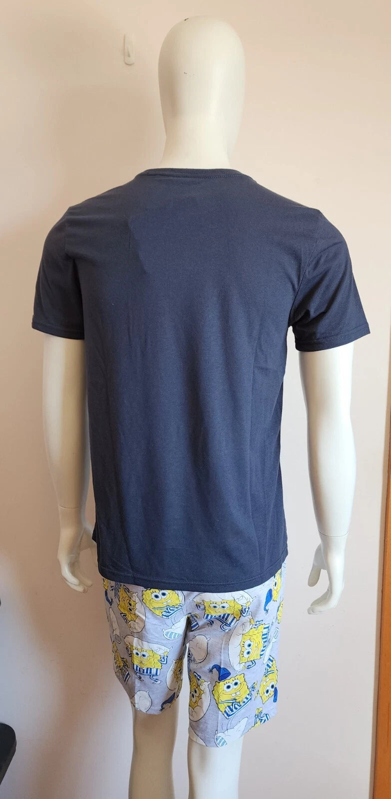 SpongeBob SquarePants Mens Need Sleep Printed 2 Piece Pyjama Set Size XL New