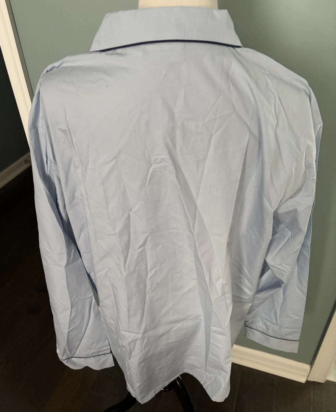 Vermont Country Store Men's Pajama Set in 100% Cotton Light  Blue, Size XL NWOT