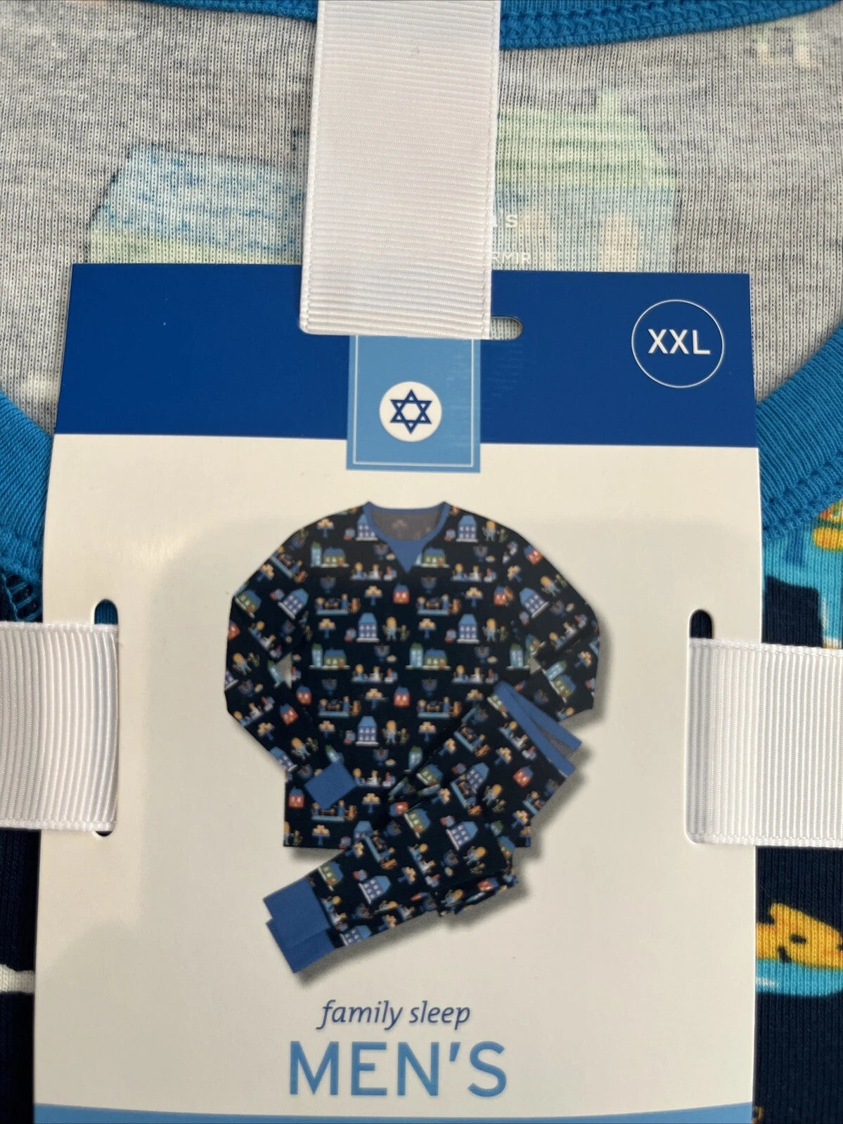 Wondershop Men's Hanukkah Lions Pajama 2-Piece Set Cotton Size XXL NEW