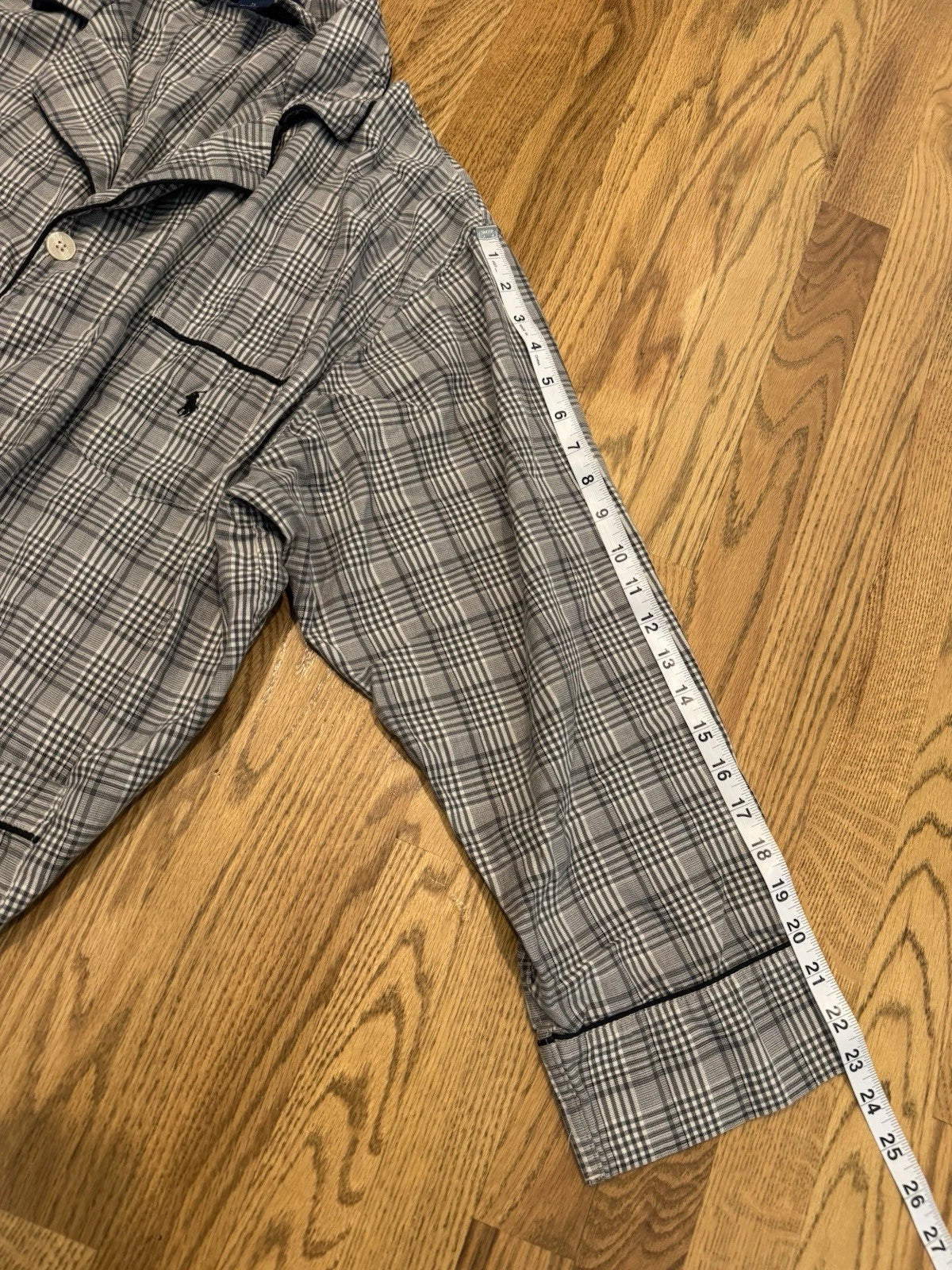 Vintage Polo Ralph Lauren Pajama 2 Piece Set Men’s XL Sleepwear Plaid Vtg