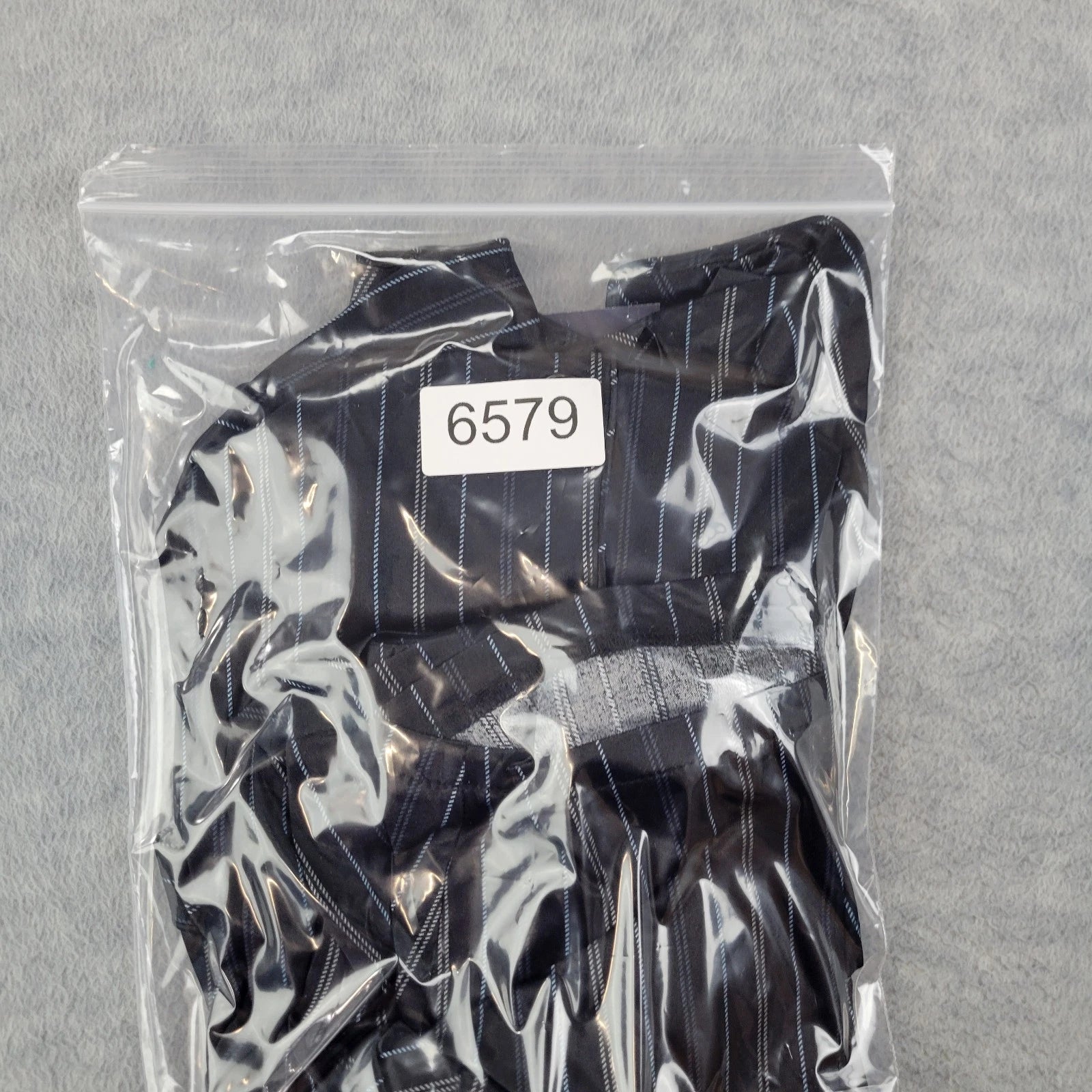 Stafford Pajama Set Satin Black Stripe Sleepwear S/S Shirt & Shorts Mens MT NWT