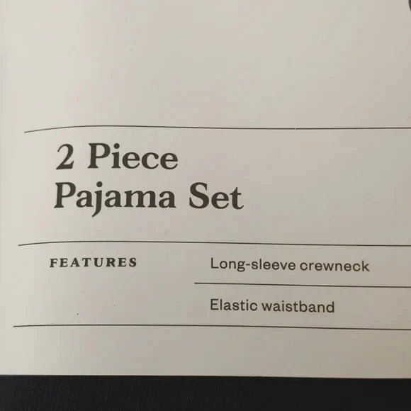 NWT Goodfellow & Co Men's 2 Piece Pajama Set Blue Plaid Size M