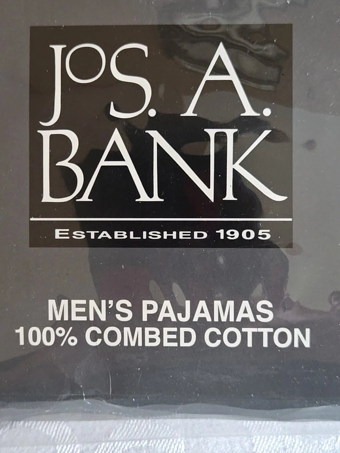NEW Jos. A. Bank Men's Blue solid 2 pc. Pajamas Sz X-large 100% Cotton collared