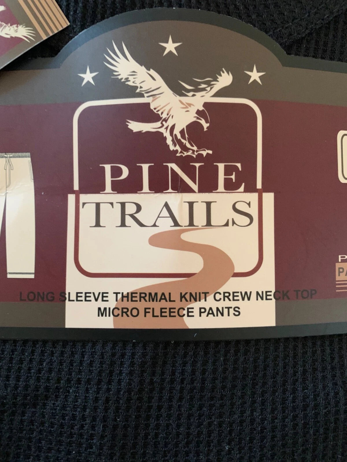 NWT PINE TRAILS MENS 2 piece pajama set size large
