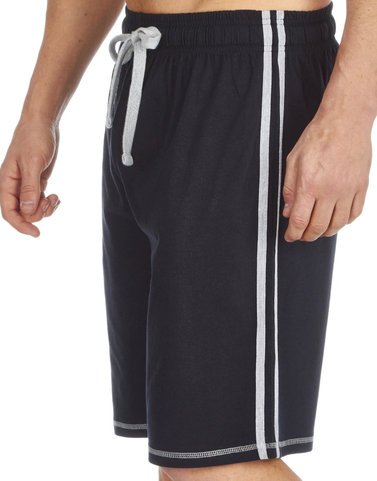Cargo Bay Mens Short Sleeve Lounge Set with Contrast Stripe