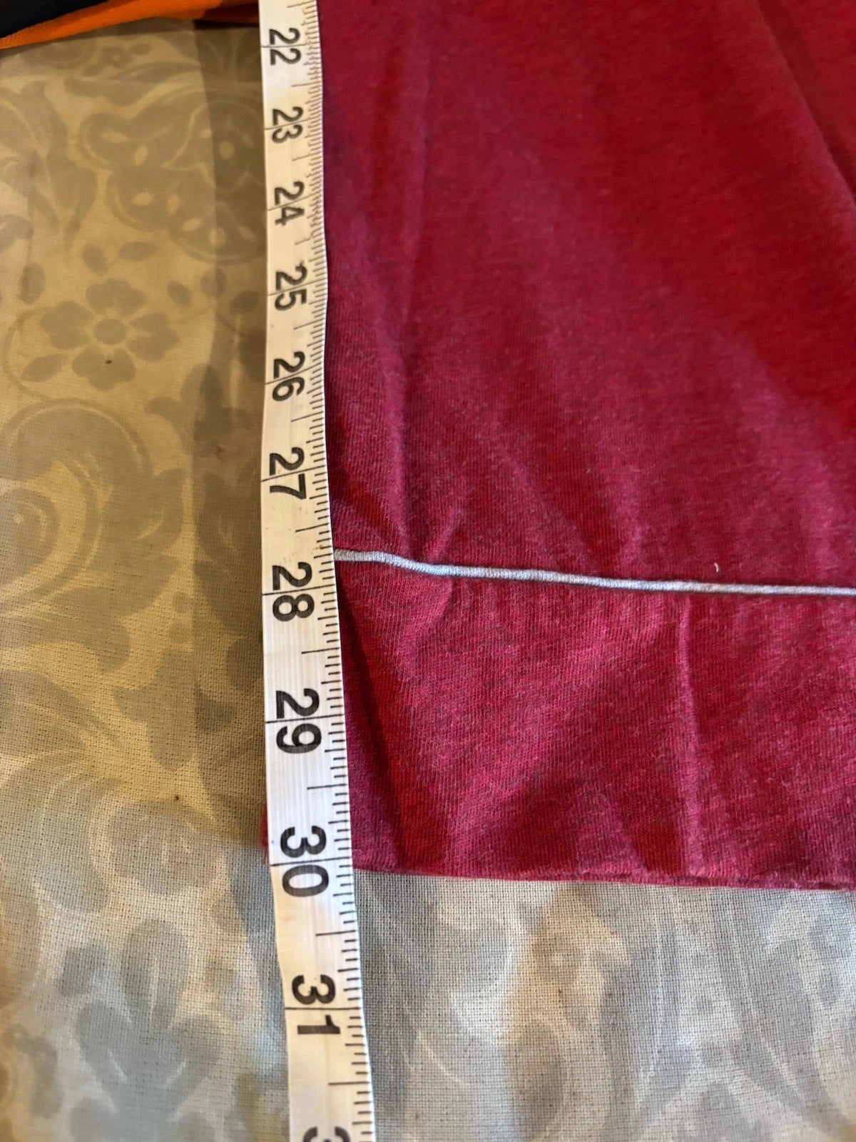 Pyjama By Pye Set Mens XL LONG 100% Cotton Cranberry RED Pockets NWOT