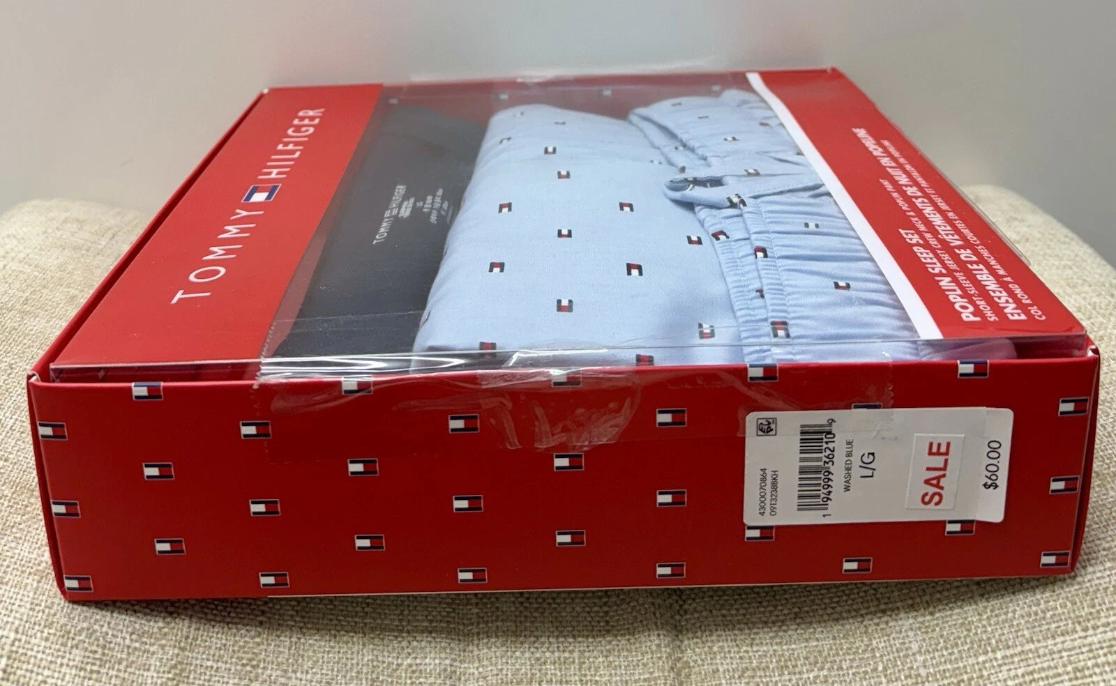 Tommy Hilfiger Poplin Sleep Set Size Large