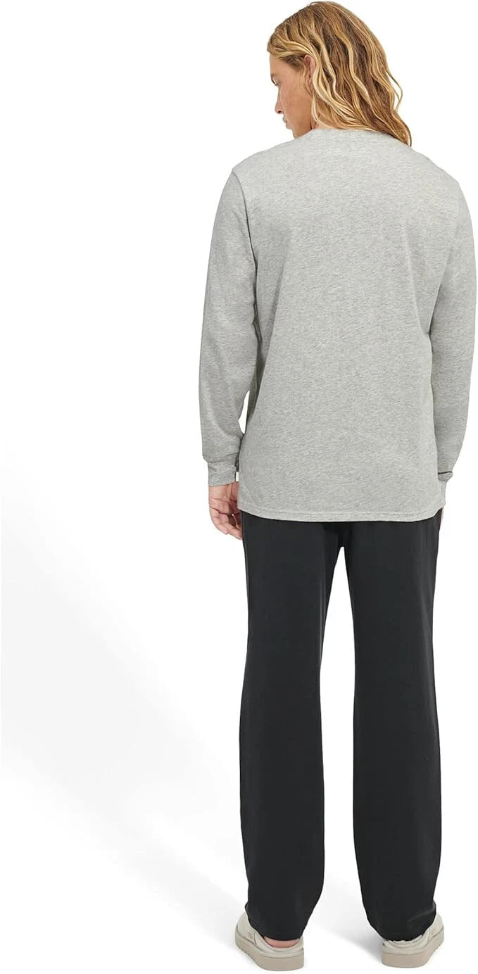 UGG Men's Waylen Sleepwear Set, Grey Heather / Black, Medium