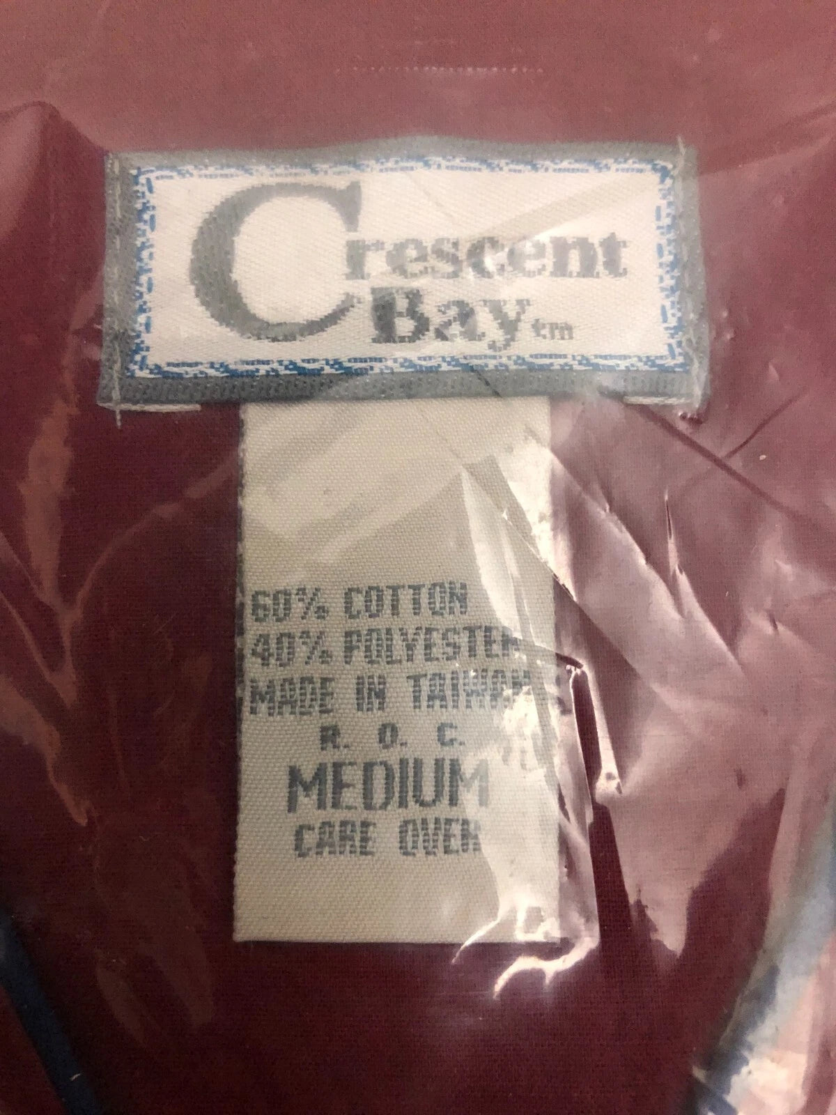 VTG Crescent Bay Men's Pajamas 2 Piece Red Size M Short Sleeve Knee High NIB