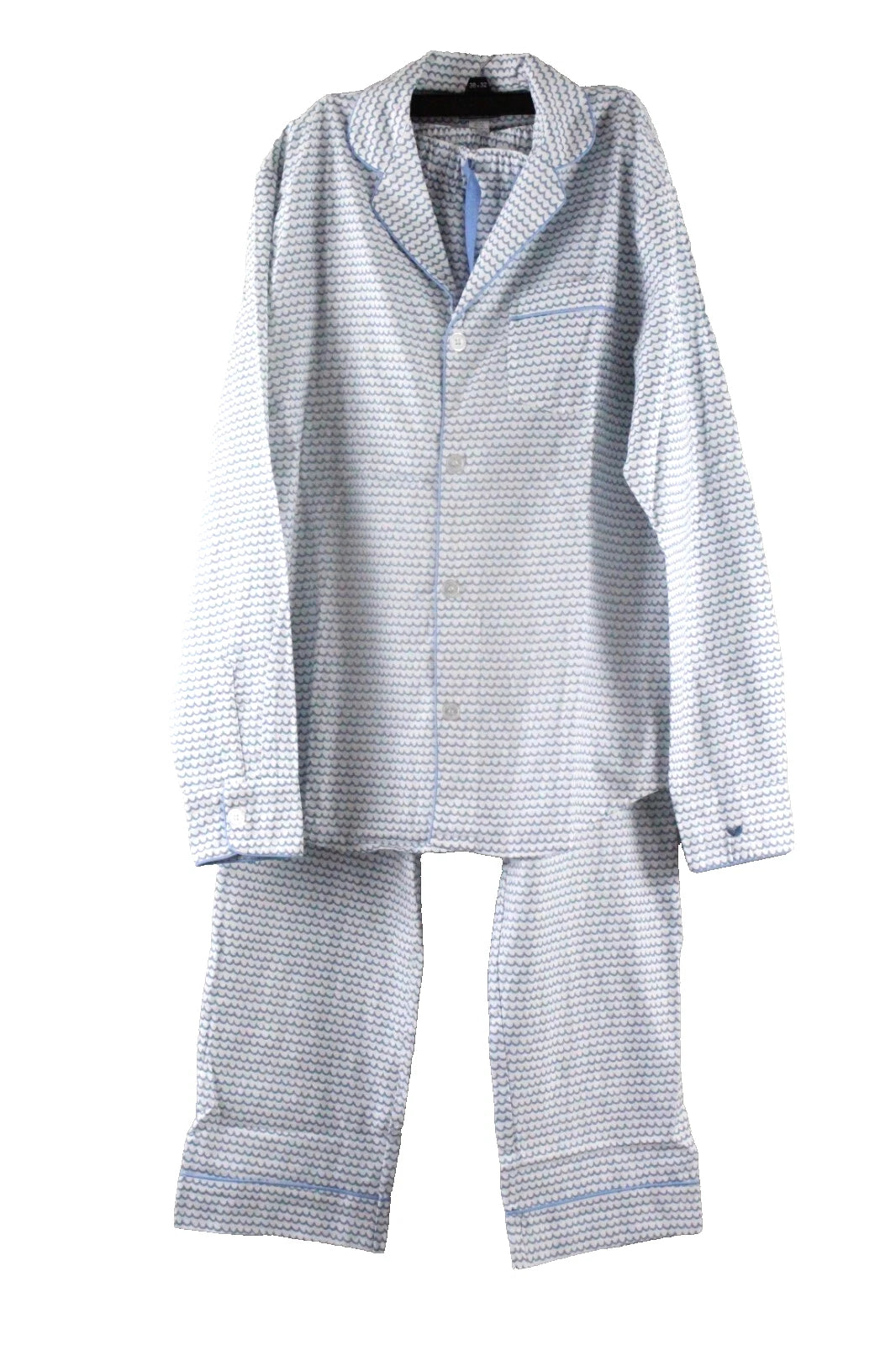 Petite Plume Men's La Mer Pajama Set M Blue NWT