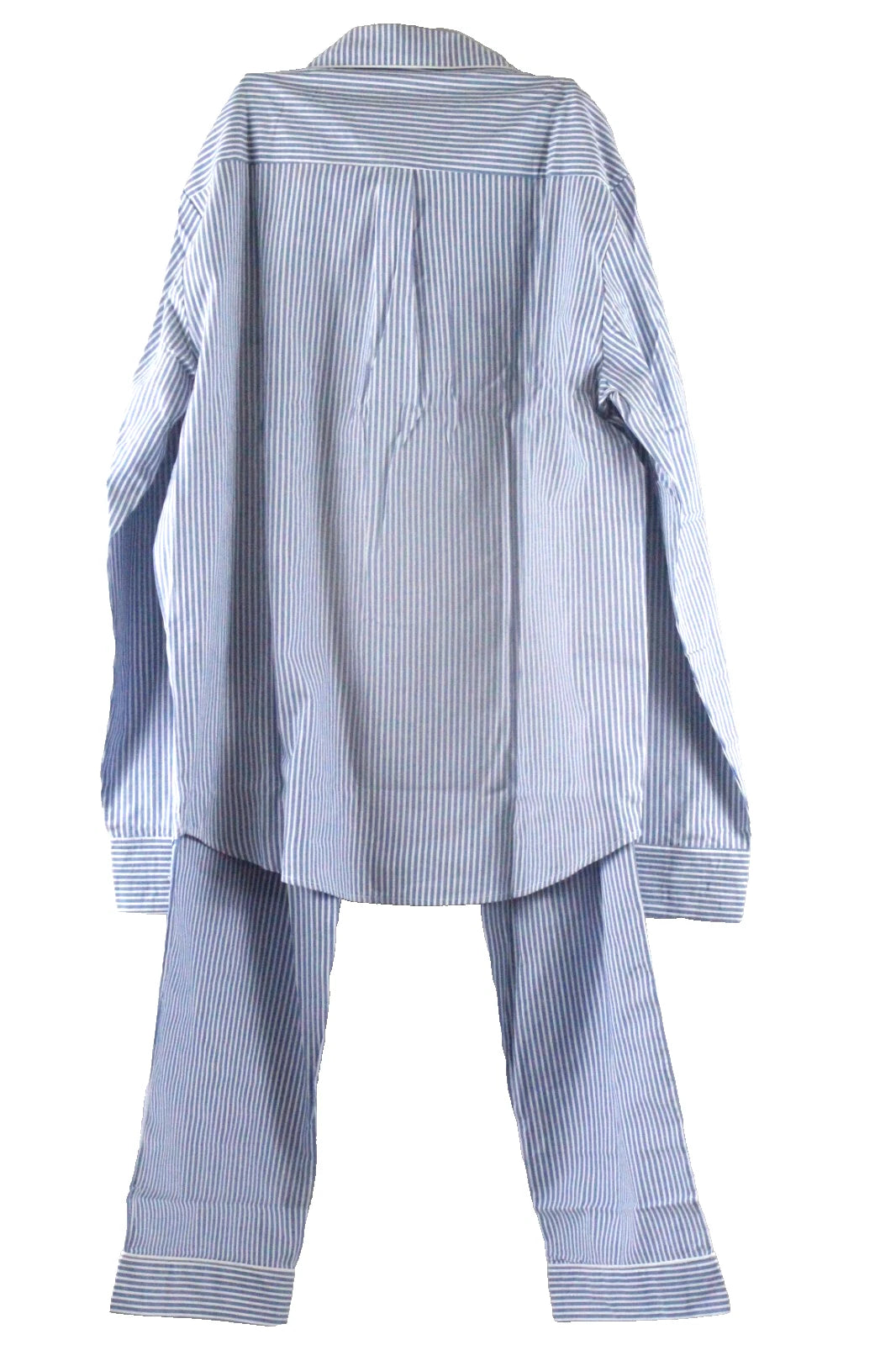 Petite Plume Men's Seersucker Pajama Set M French Blue NWT