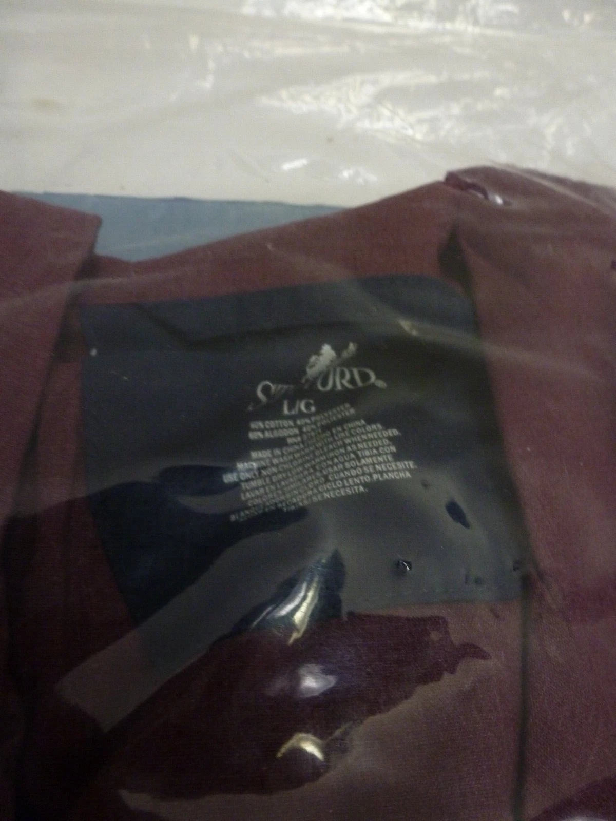 Stafford Pajama Set Mens Large Long Leg Long Sleeve NIP