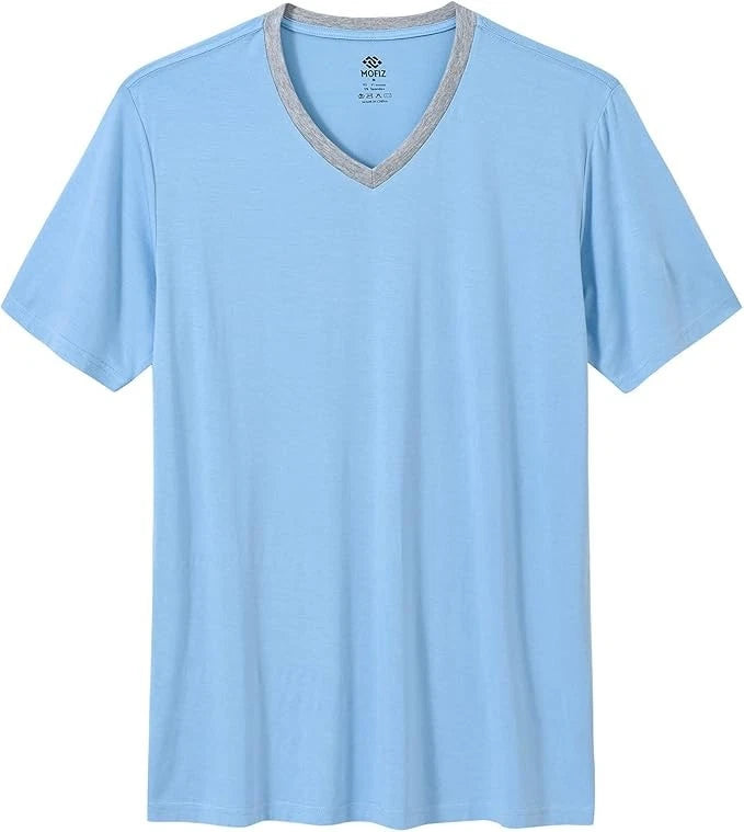 NEW SZ L Mens Pajama Set Summer Pjs Sleepwear Nightwear Lightweight Quick Dry