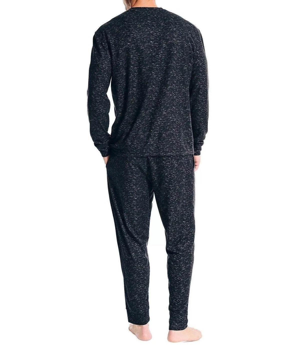 Nautica Mens 2 Pc Relaxed Fit $99 MSRP Pajama Set Shirt Pants Grey Pjs Large New