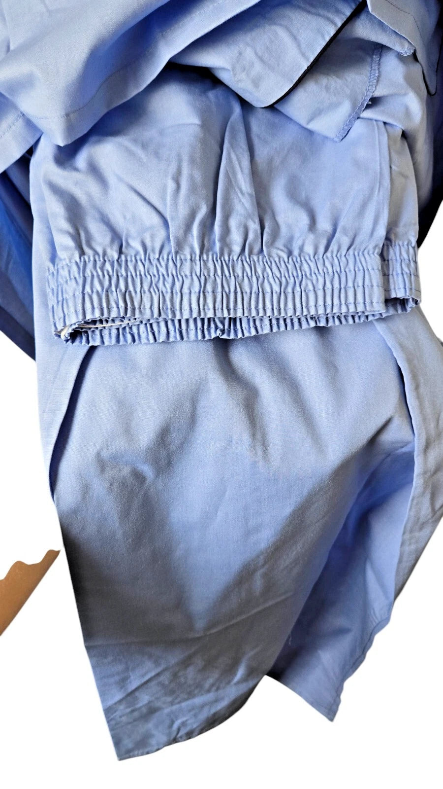 NEW State O Maine Men 3XL Pajama Set Button Front Long Pants Sleeve Blue Cotton