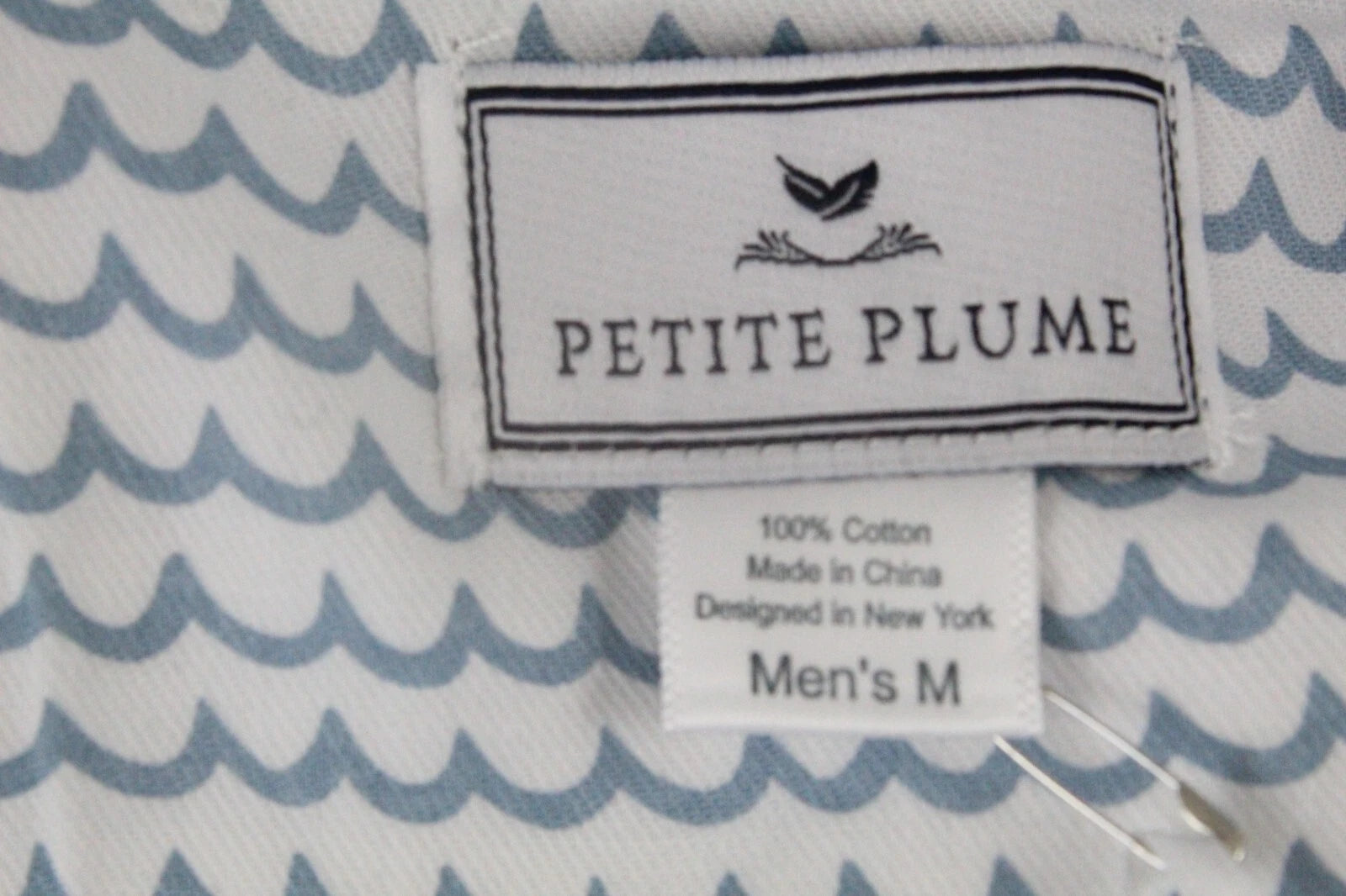 Petite Plume Men's La Mer Pajama Set M Blue NWT
