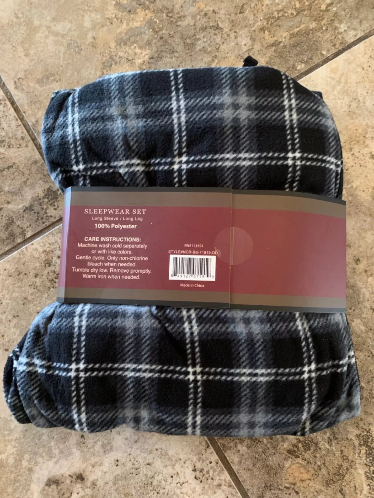 NWT PINE TRAILS MENS 2 piece pajama set size large