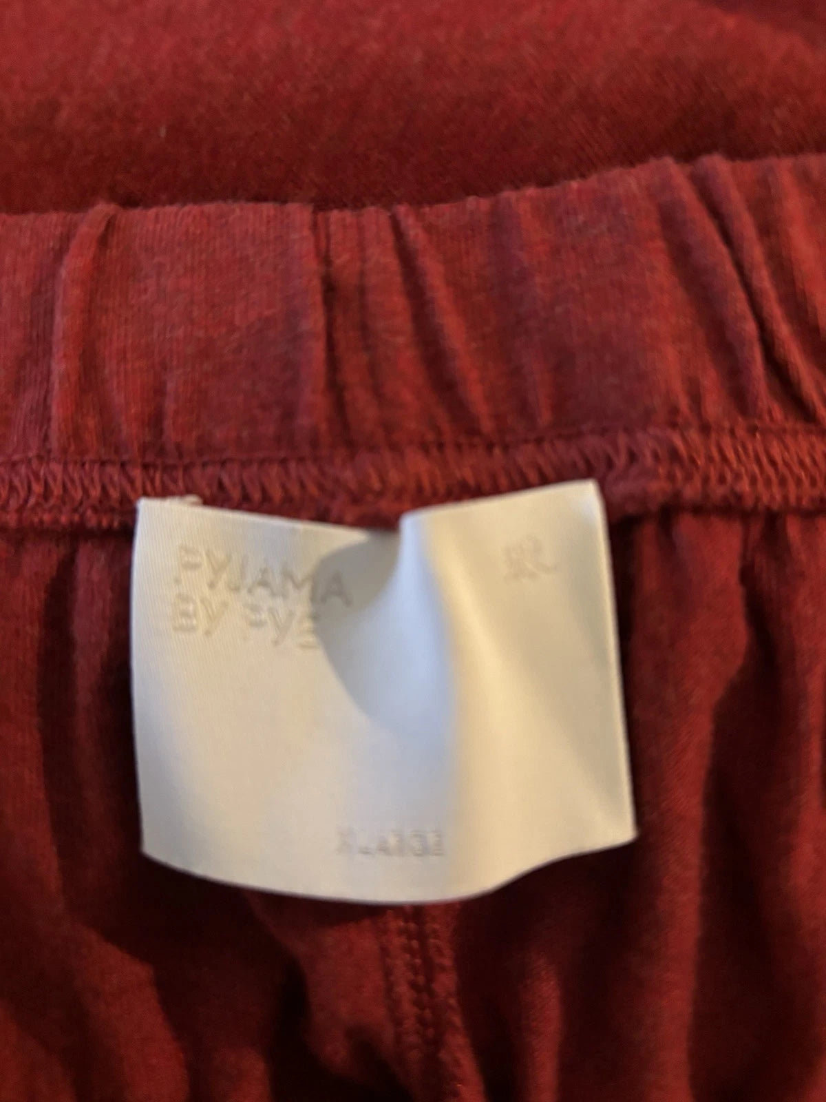 Pyjama By Pye Set Mens XL LONG 100% Cotton Cranberry RED Pockets NWOT