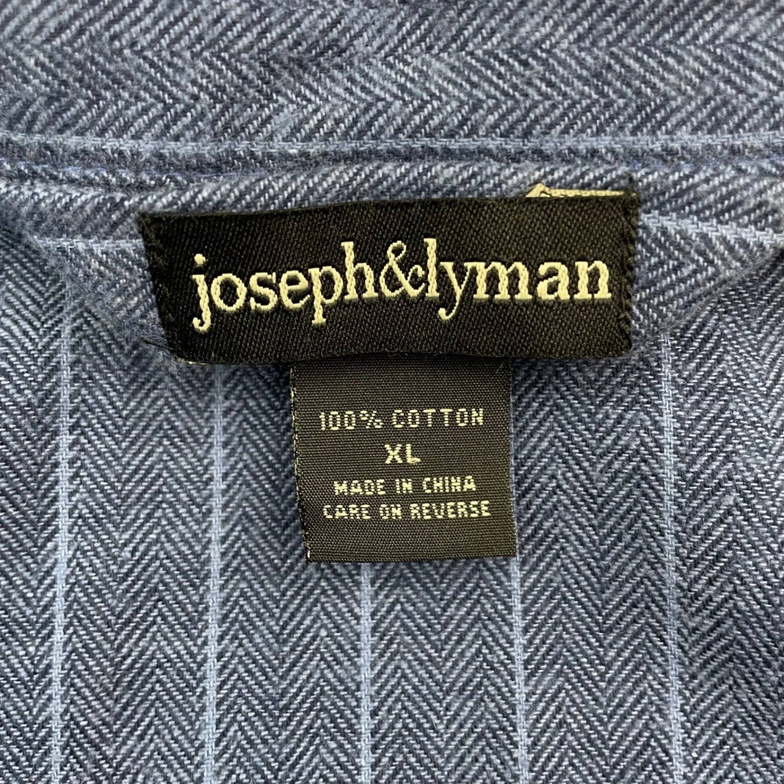 NEW Joseph & Lyman Men's Flannel Button Pajama Set Blue Pinstripe • XL