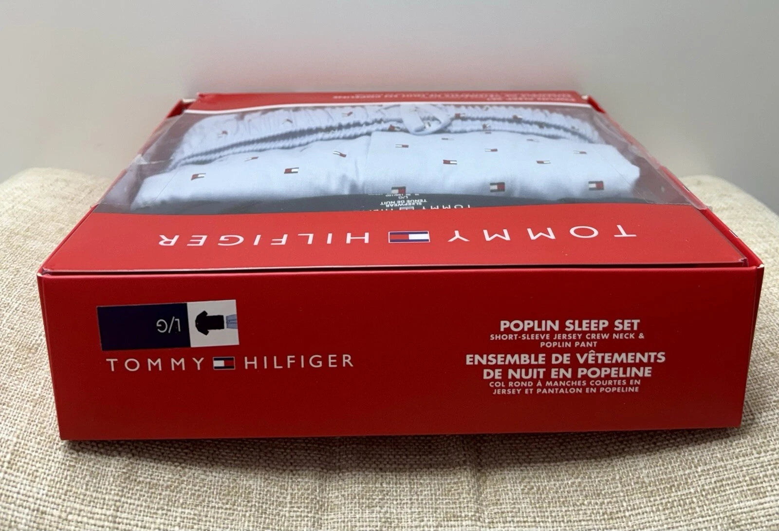 Tommy Hilfiger Poplin Sleep Set Size Large