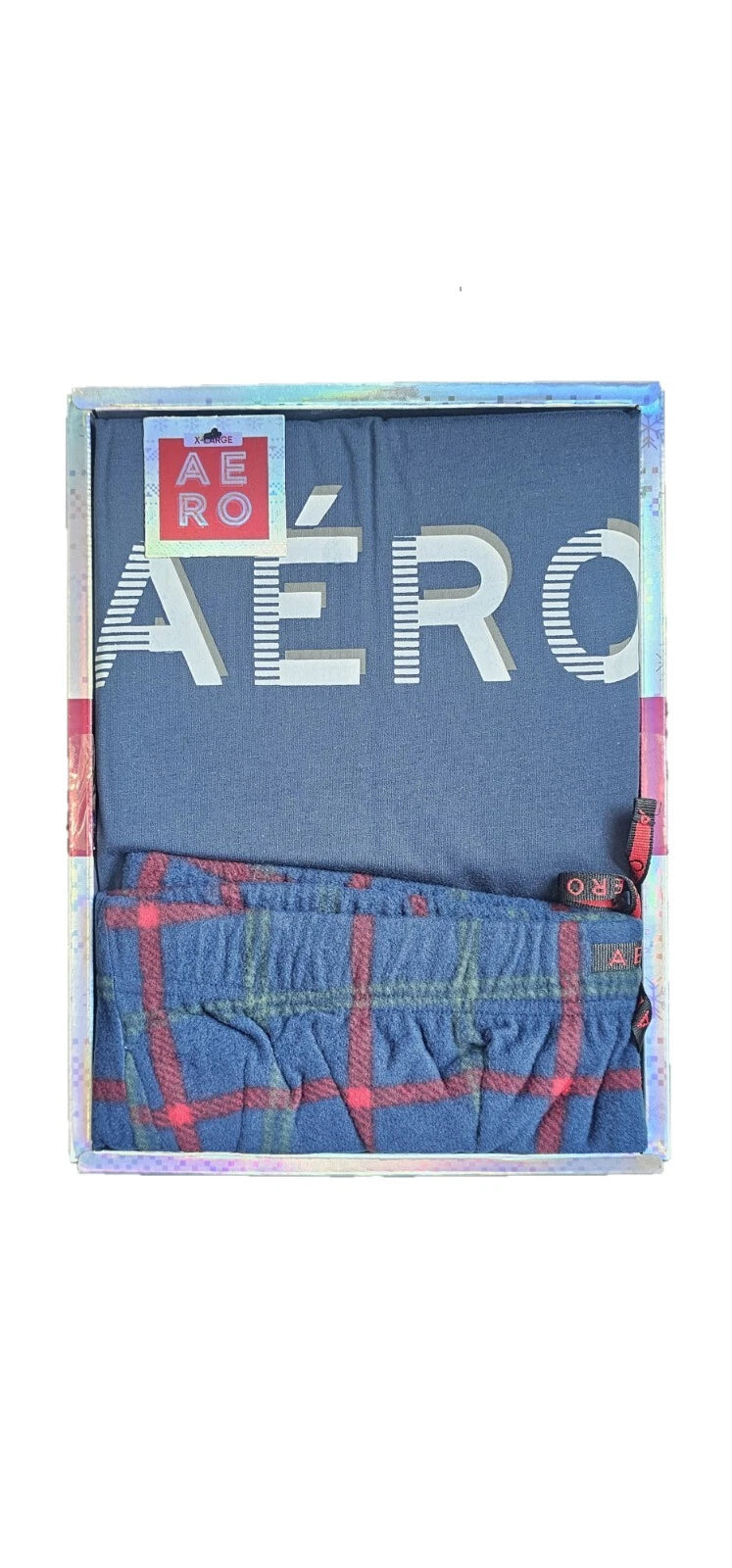 Men's Pajamas Set Aeropostale Sleepwear Loungewear Rare Gift Box 2-Piece SM - XL