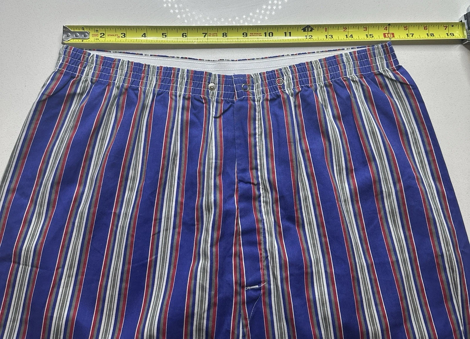 Vintage McGregor Classics Mens Pajamas Set Size L Long Sleeve Striped