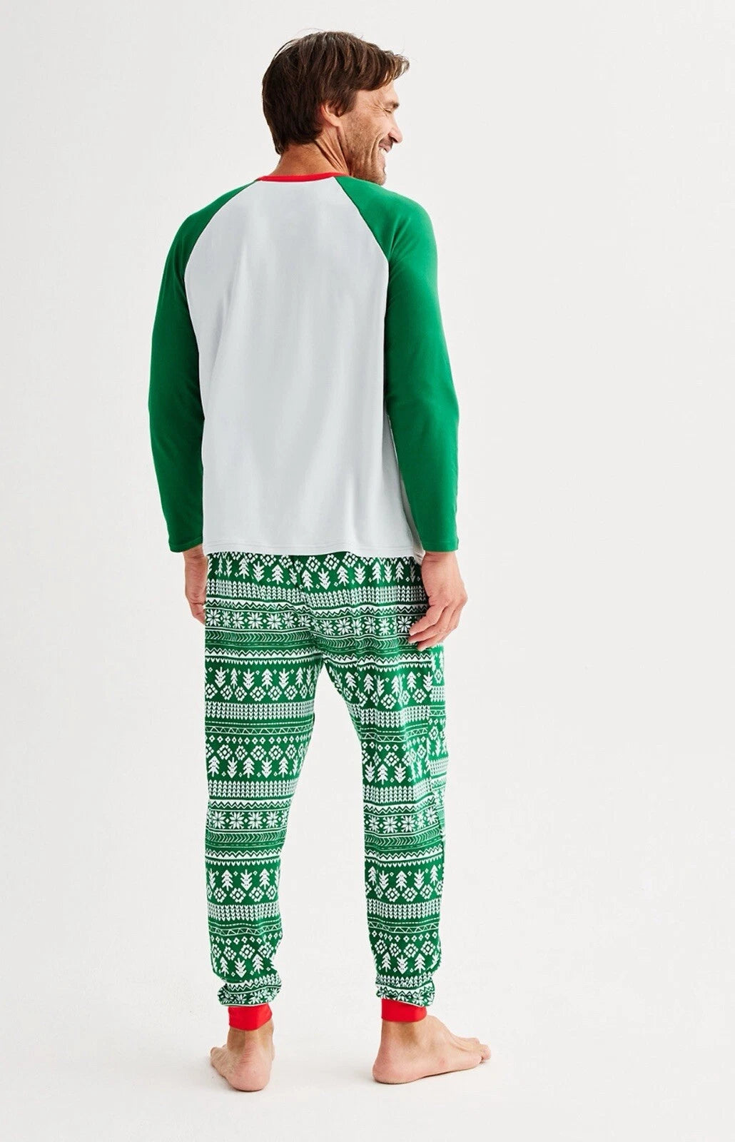 Papa Bear Pajama Set Jogger Style Long Sleeve Men’s Medium Orig $45