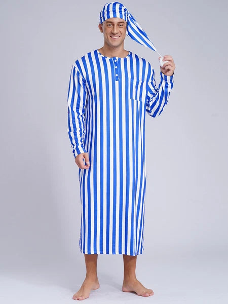 Mens Pajamas Sissy Nightwear Muslim Nightgowns Dubai Loungewear Middle East Up