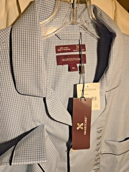 Nordstrom Smartcare 100% Cotton Pajamas, Men's Size XXL, New With Tags, Handsome