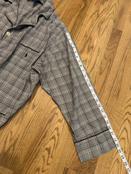 Vintage Polo Ralph Lauren Pajama 2 Piece Set Men’s XL Sleepwear Plaid Vtg