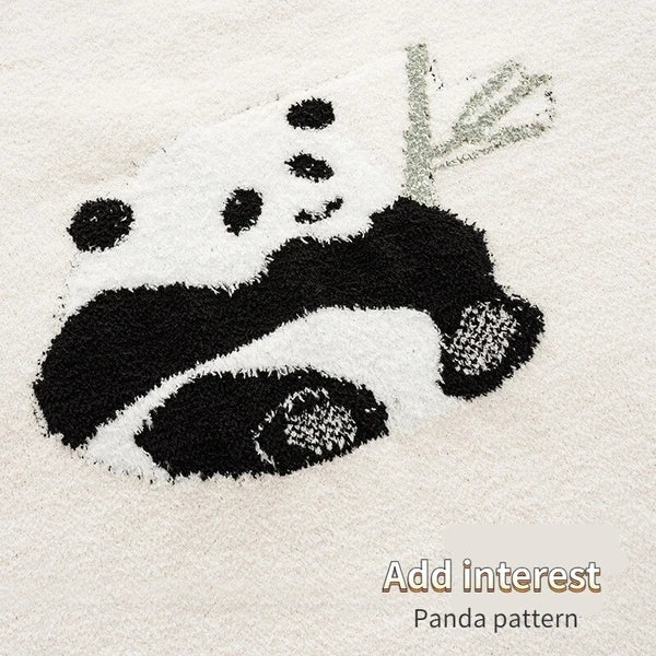 New Couple Casual Homewear Winter Warm Comfortable Panda Fashionable Pajamas Set