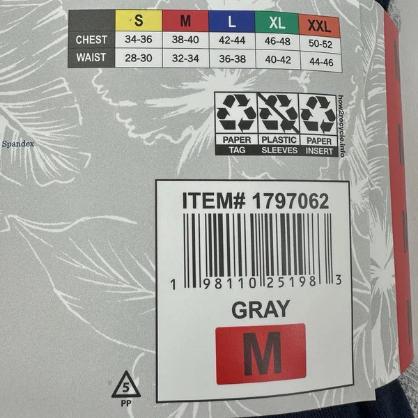 Tommy Bahama Pajamas Men's M Blue Grey Waffle Lounge Set 2-Piece Pants Shirt